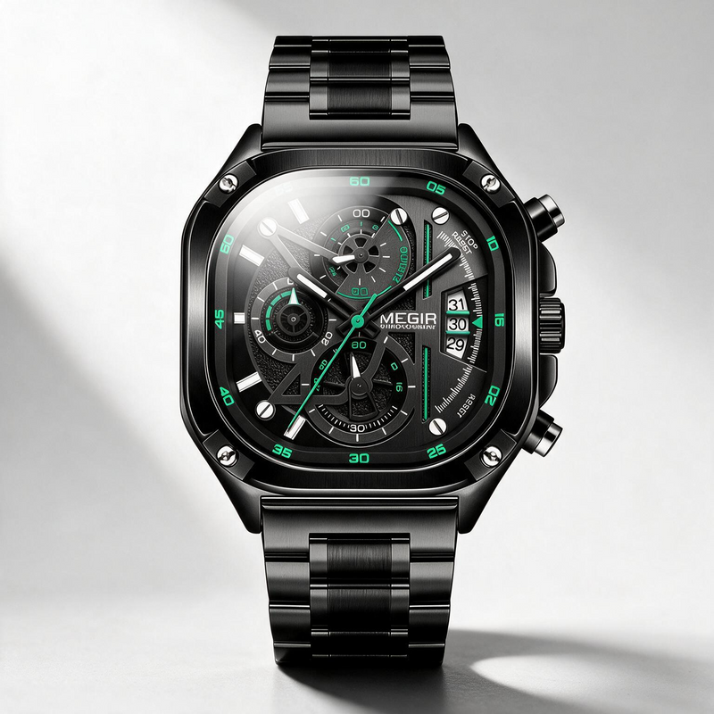 MEGIR Atlas chronograph quartz watch for men