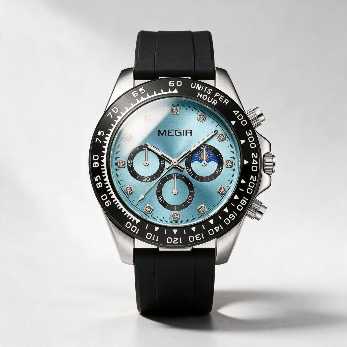 MEGIR Vantage Sport quartz watch for men, view 6