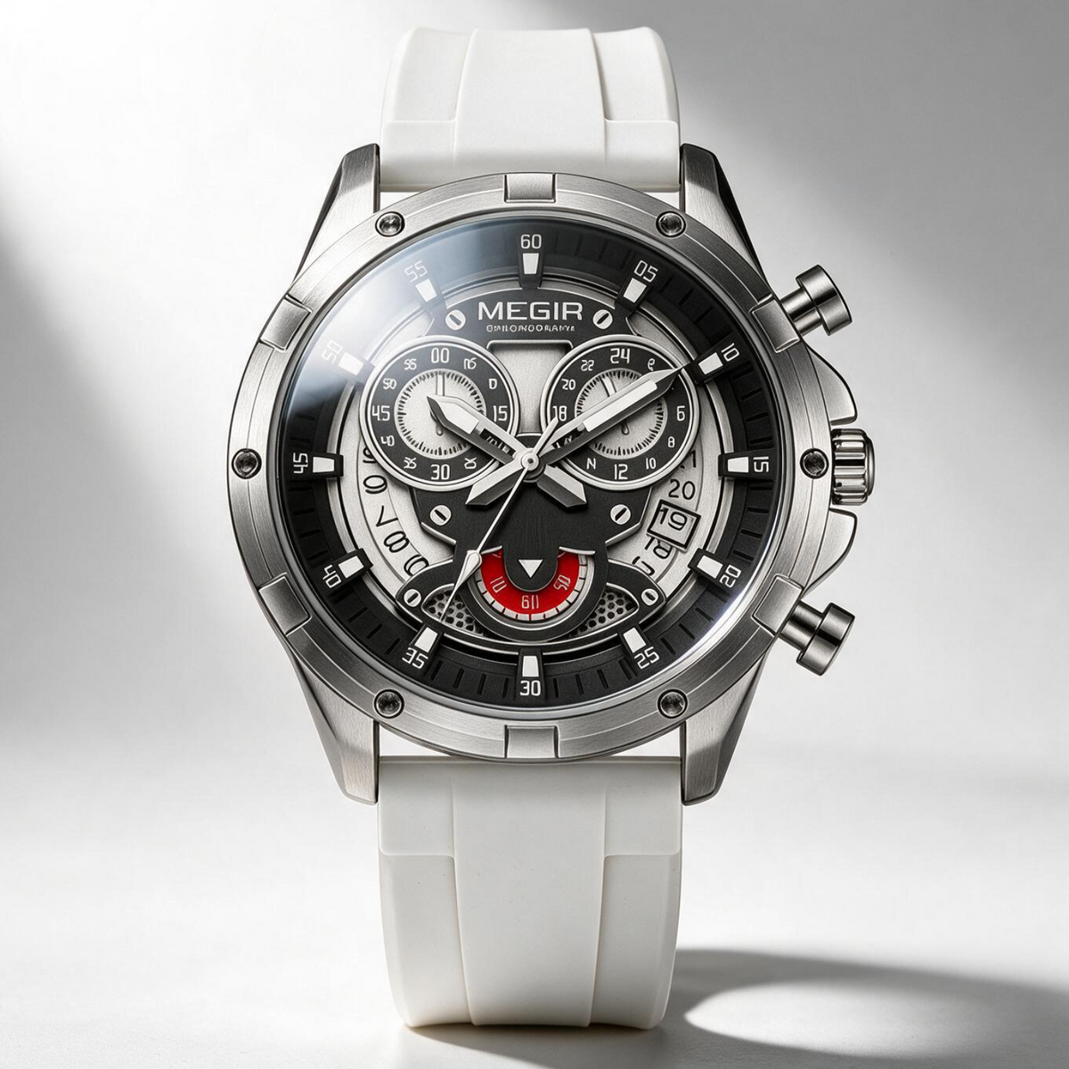 MEGIR Torque chronograph quartz watch for men