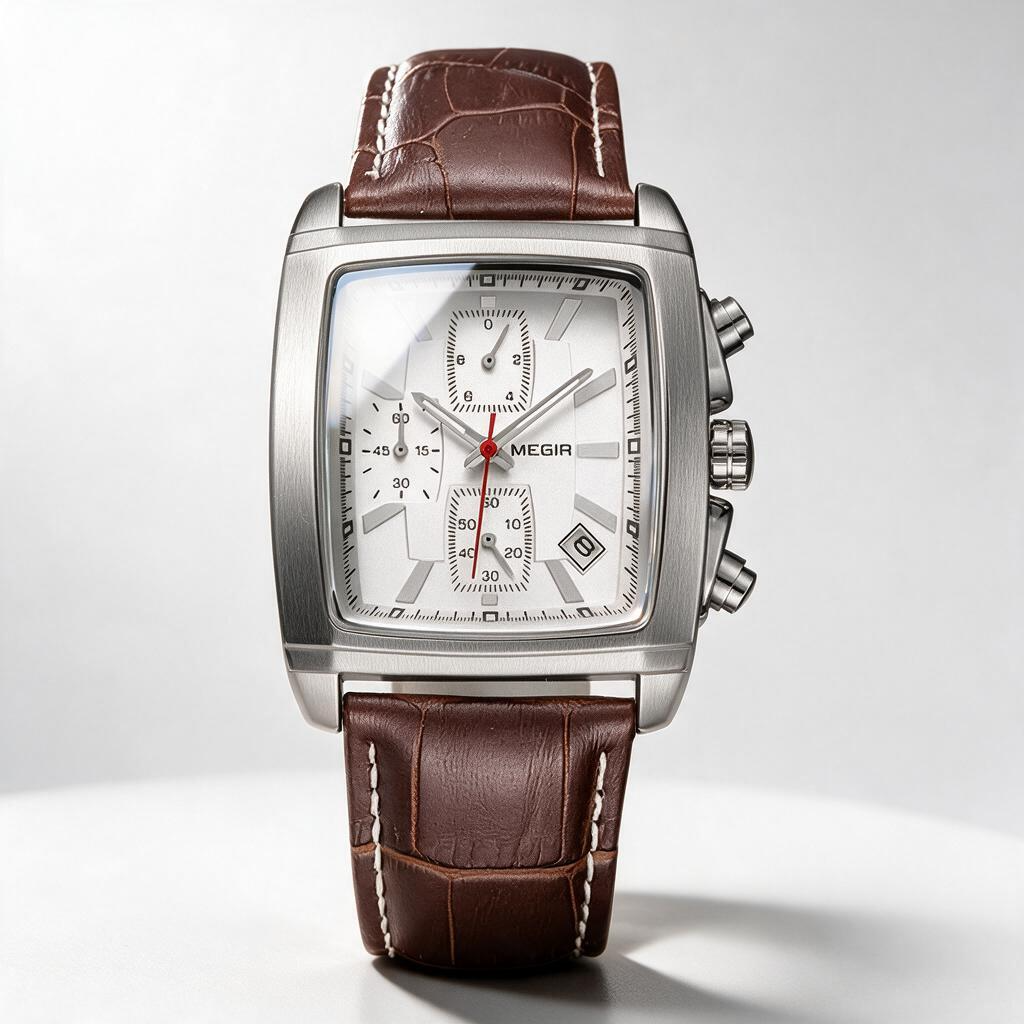 MEGIR Regent chronograph quartz watch for men, view 11
