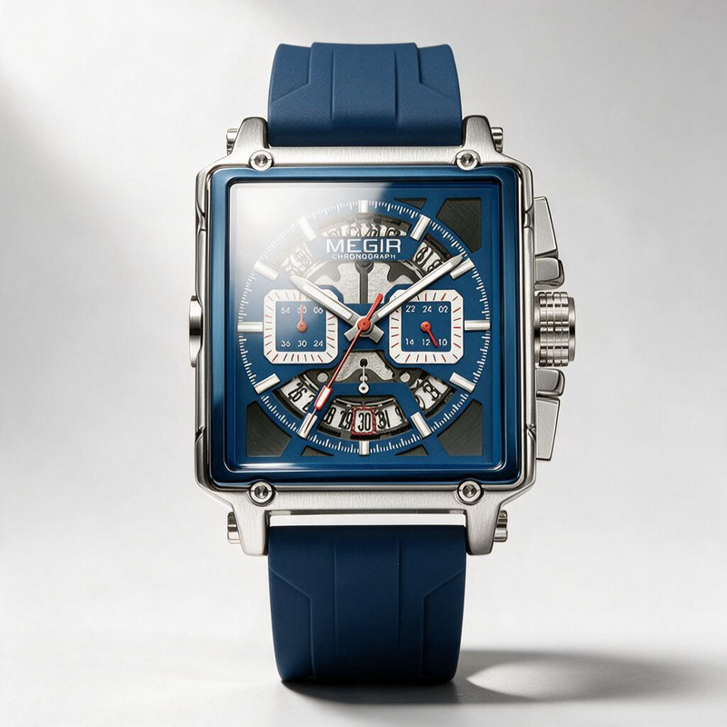 MEGIR Ocean chronograph quartz watch for men