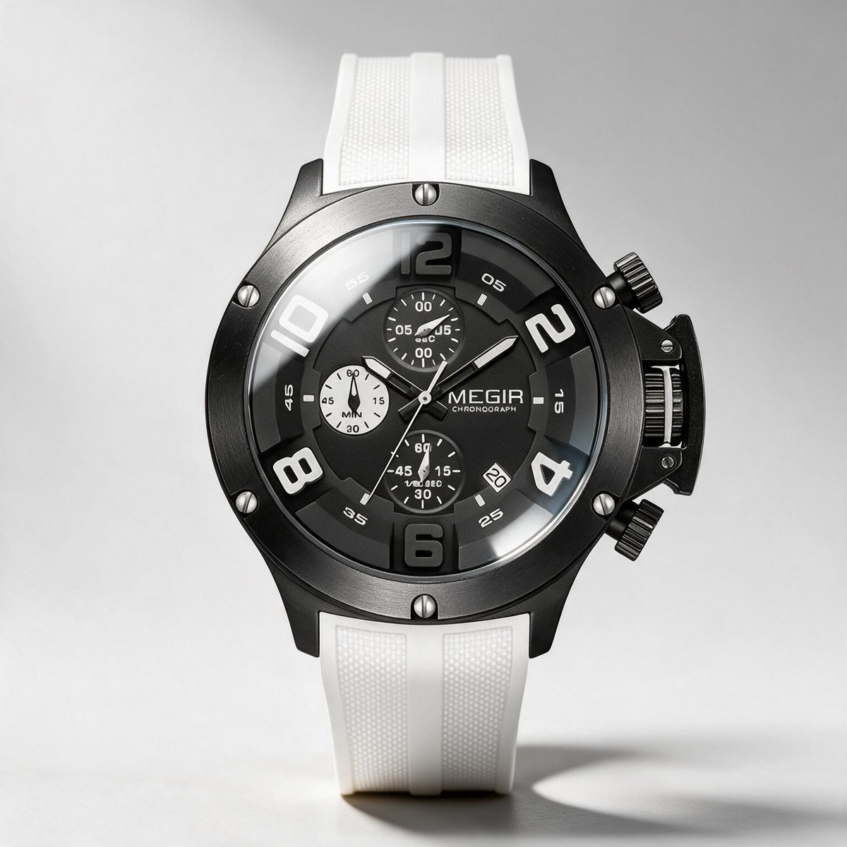 MEGIR Ignition chronograph quartz watch for men, view 7