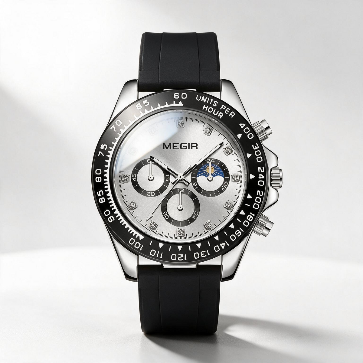 MEGIR Vantage Sport quartz watch for men, view 7