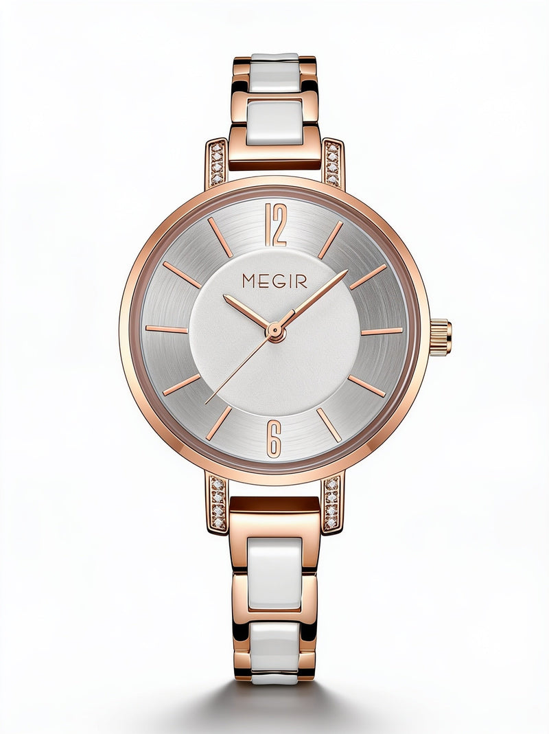 MEGIR Sapphire Prestige quartz watch for women