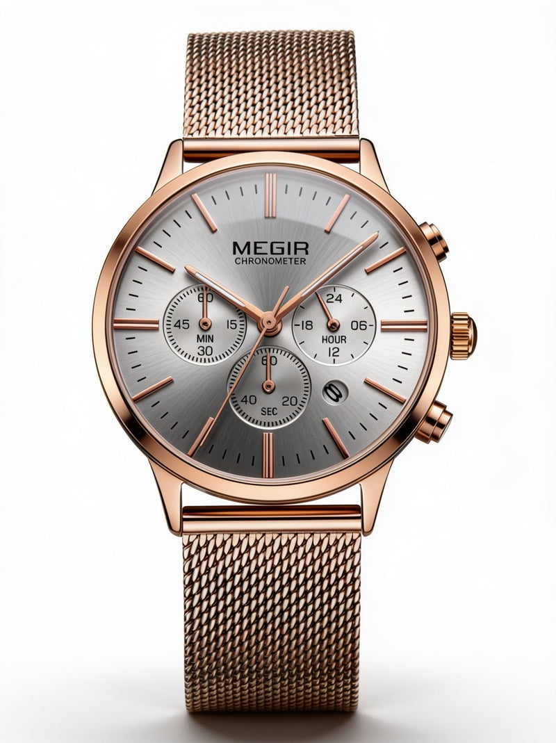 MEGIR Victoria chronograph quartz watch for women