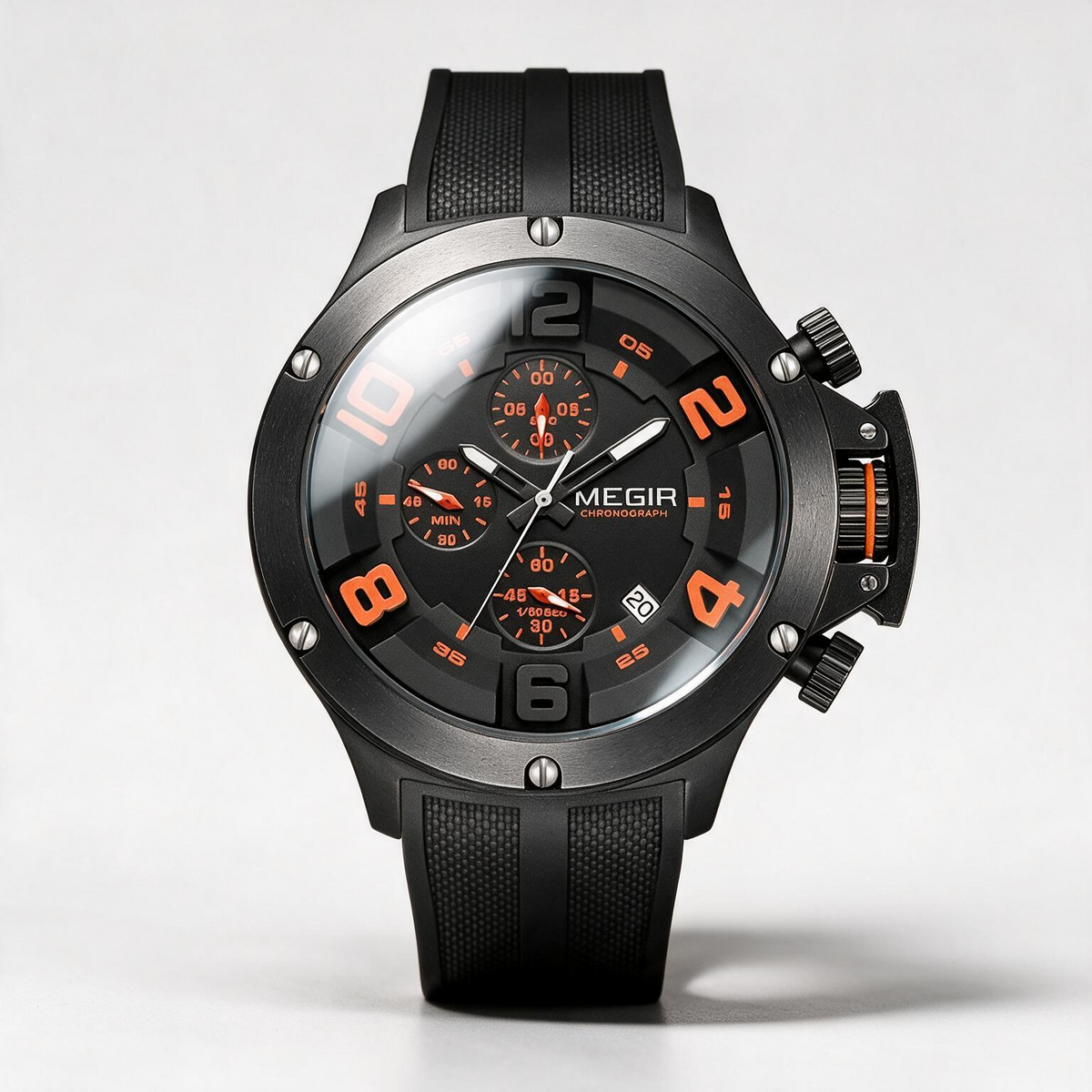 MEGIR Ignition chronograph quartz watch for men, view 8